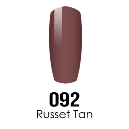 DC Nail Lacquer And Gel Polish, DC 092, Russet Tan, 0.6oz MY0926