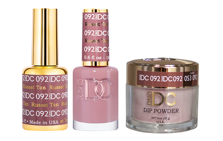 DC 3in1 Dipping Powder + Gel Polish + Nail Lacquer, DC 092 OK1207