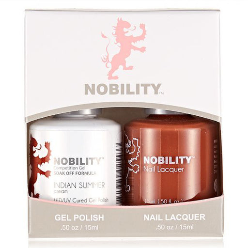 LeChat Nobility Gel & Polish Duo, NBCS093, Indian Summer, 0.5oz KK