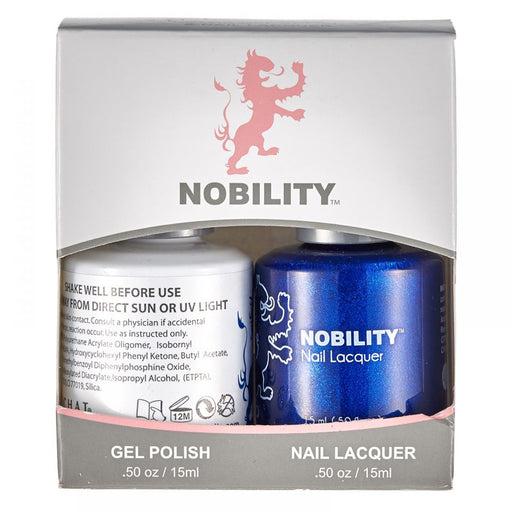 LeChat Nobility Gel & Polish Duo, NBCS094, Sapphire Jazz, 0.5oz KK0917