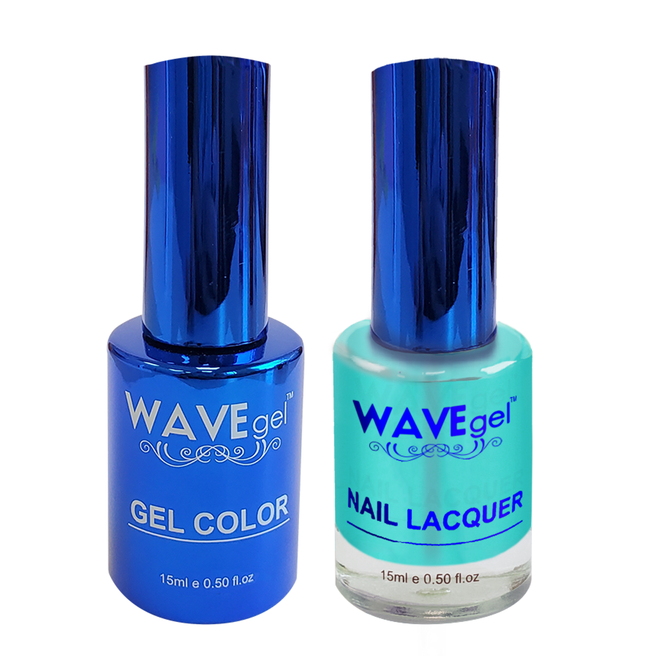 Wave Gel Nail Lacquer + Gel Polish, ROYAL Collection, 094, It's Teal and Real!, 0.5oz