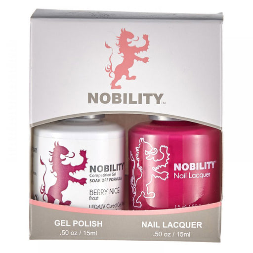 LeChat Nobility Gel & Polish Duo, NBCS095, Berry Nice, 0.5oz KK