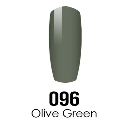 DC Nail Lacquer And Gel Polish, DC 096, Olive Garden, 0.6oz MY0926