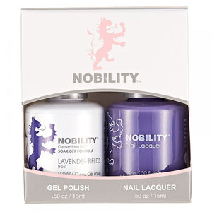LeChat Nobility Gel & Polish Duo, NBCS096, Lavender Fields, 0.5oz KK
