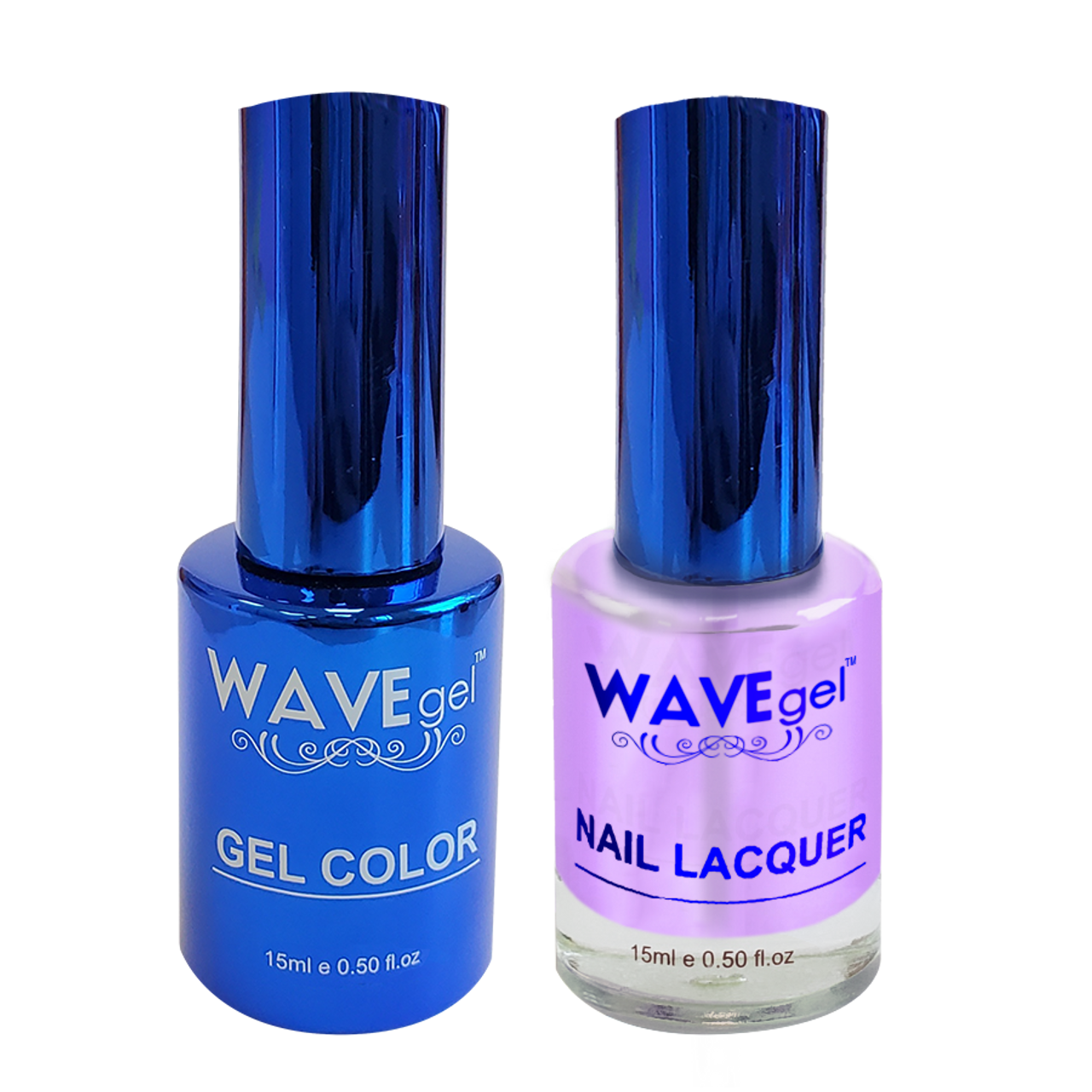 Wave Gel Nail Lacquer + Gel Polish, ROYAL Collection, 096, Violet Versailles, 0.5oz