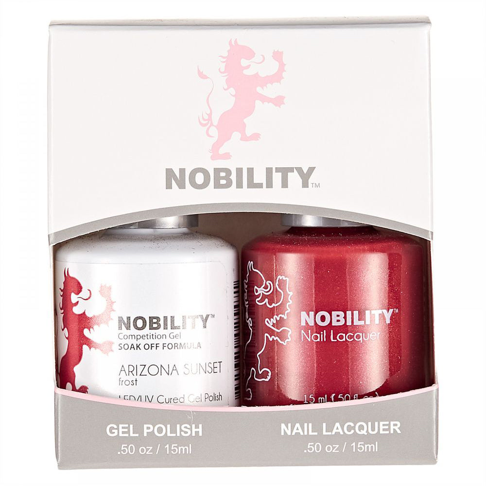 LeChat Nobility Gel & Polish Duo, NBCS097, Arizona Sunset, 0.5oz KK