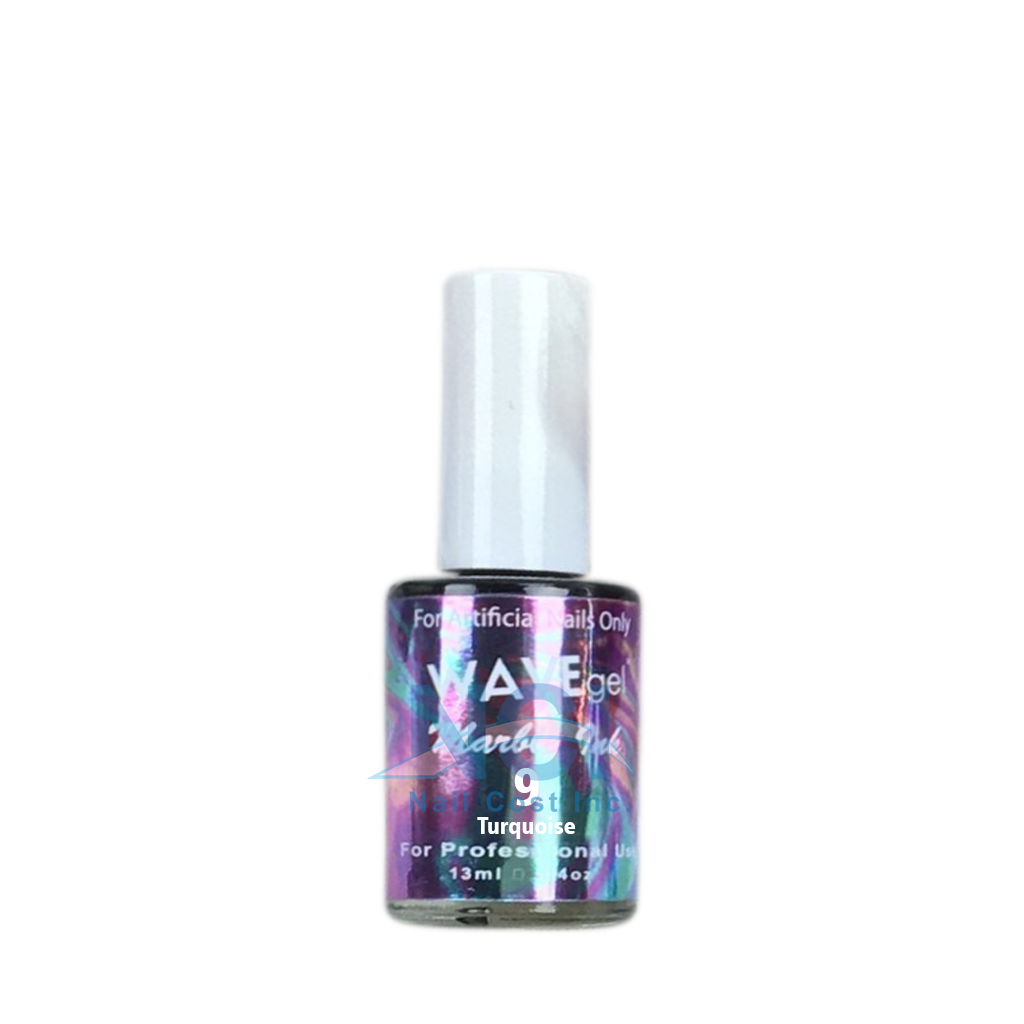 Wave Gel Wandering Ink Gel Polish, 09, Turquoise, 0.5oz OK1129