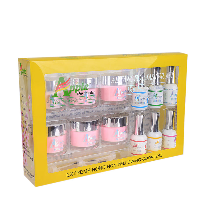 Apple Dipping Powder, 2oz, Full line of 179 colors (Form 201 to 379), Buy 1 Get 1 Apple Pink French Kit And 1 Apple Yellow French Kit FREE