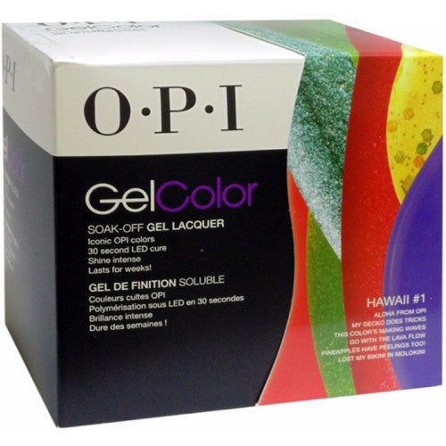 OPI GelColor, Hawaii Collection Spring/Summer 2015 6pcs set #1, 962