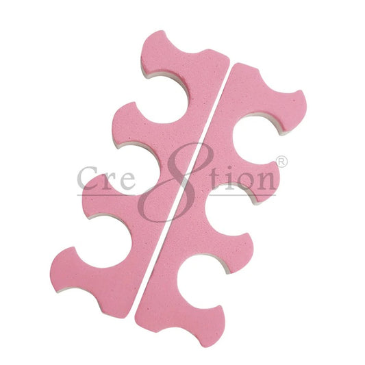 Cre8tion Toe Separators EVA Foam, 3 Holes, 2 Tones, CASE, 10030 (Packing: 100 pcs/pack - 1,000 pairs/case)