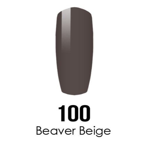 DC Nail Lacquer And Gel Polish, DC 100, Beaver Beige, 0.6oz MY0926