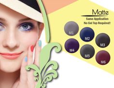 SNS Gelous Dipping Powder, Matte Collection, 1oz, Full Line Of 6 Colors (from MC01 to MC06)