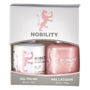 LeChat Nobility Gel & Polish Duo, NBCS101, Blush, 0.5oz KK0917