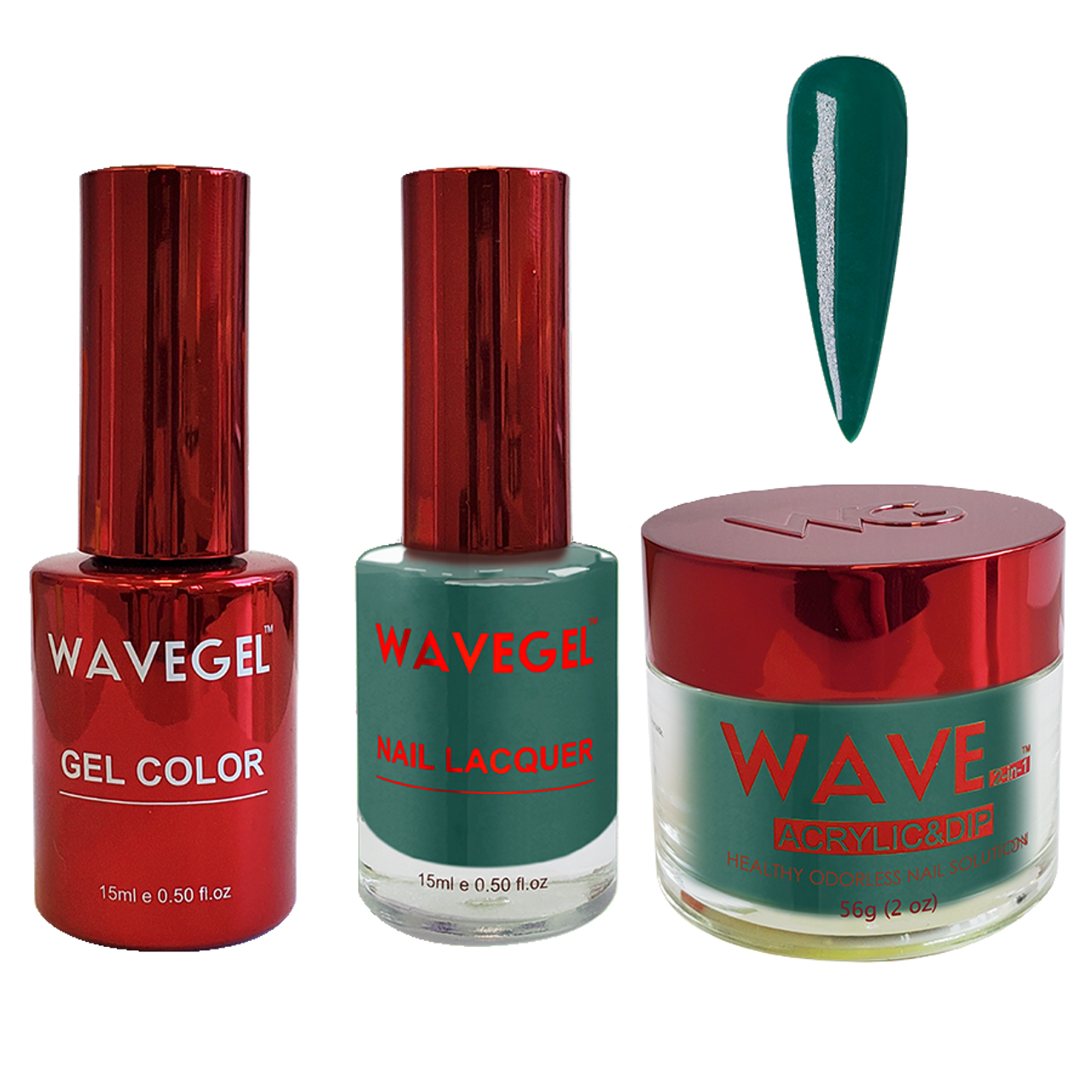 Wave Gel 4in1 Dipping Powder + Gel Polish + Nail Lacquer, QUEEN Collection, 101, Heavenly Tenno