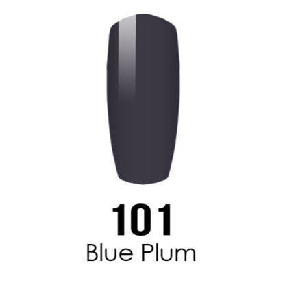 DC Nail Lacquer And Gel Polish, DC 101, Blue Plum, 0.6oz MY0926