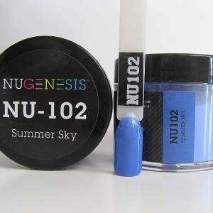 Nugenesis Dipping Powder, NU 102, Summer Sky, 2oz MH1005