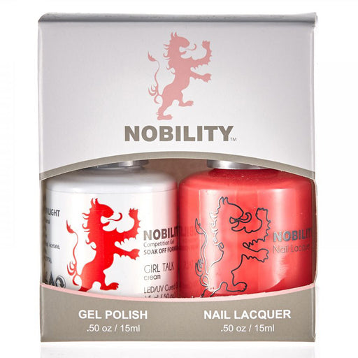 LeChat Nobility Gel & Polish Duo, NBCS102, Girl Talk,  0.5oz KK