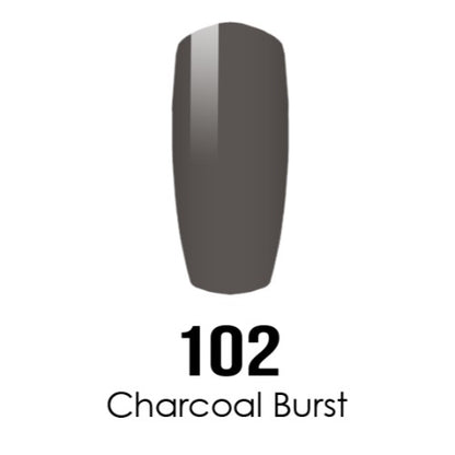 DC Nail Lacquer And Gel Polish, DC 102, Charcoal Burst, 0.6oz MY0926