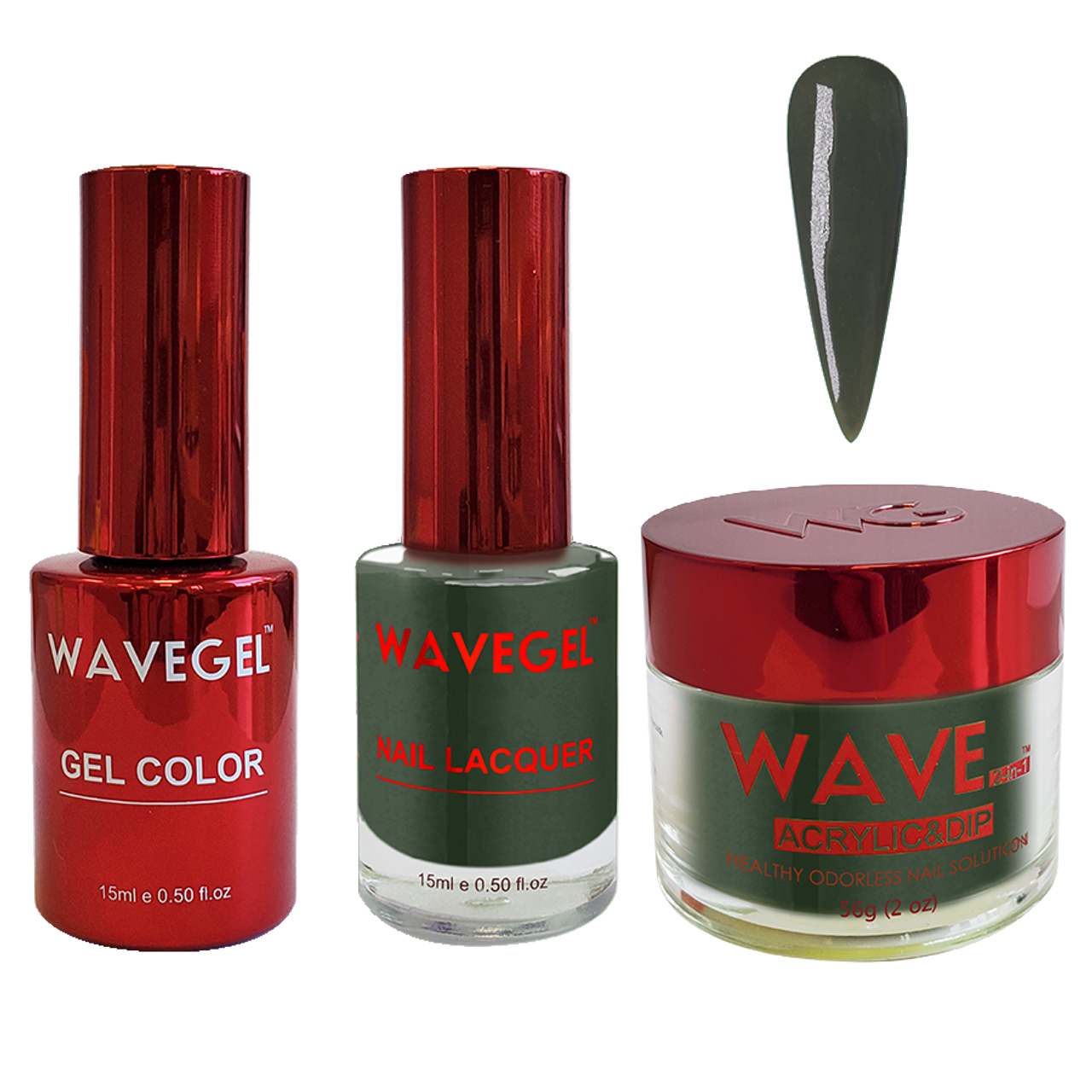 Wave Gel 4in1 Dipping Powder + Gel Polish + Nail Lacquer, QUEEN Collection, 102, Rana