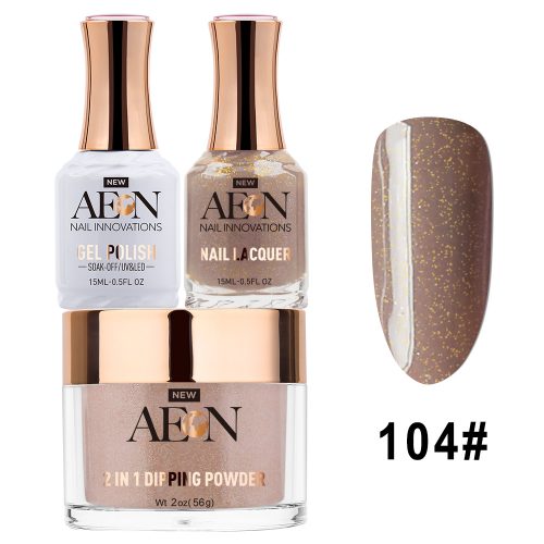 AEON 3in1 Dipping Powder + Gel Polish + Nail Lacquer, 104, No More Freebies OK0327LK