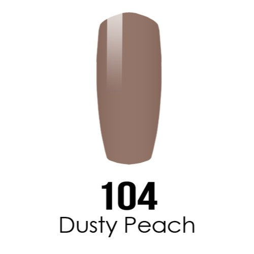 DC Nail Lacquer And Gel Polish, DC 104, Dusty Peach, 0.6oz MY0926