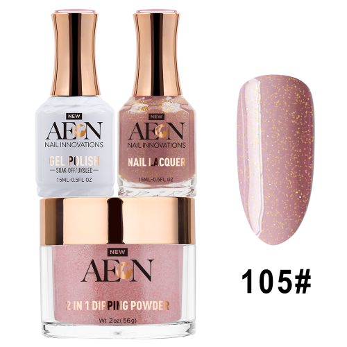 AEON 3in1 Dipping Powder + Gel Polish + Nail Lacquer, 105, Wisteria OK0327LK