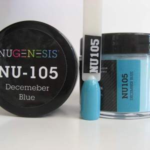 Nugenesis Dipping Powder, NU 105, December Blue, 2oz MH1005