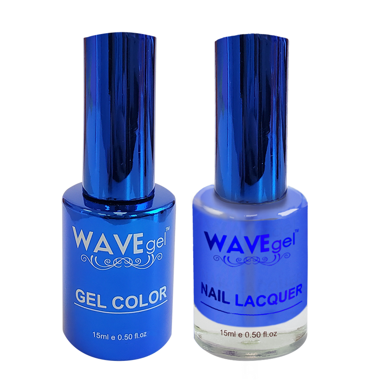 Wave Gel Nail Lacquer + Gel Polish, ROYAL Collection, 105, Royal Blue, 0.5oz