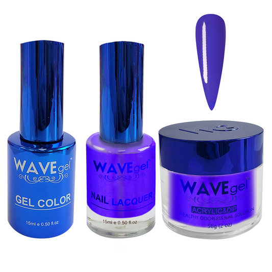 Wave Gel 4in1 Dipping Powder + Gel Polish + Nail Lacquer, ROYAL Collection, 107, New Palace, Who Dis?