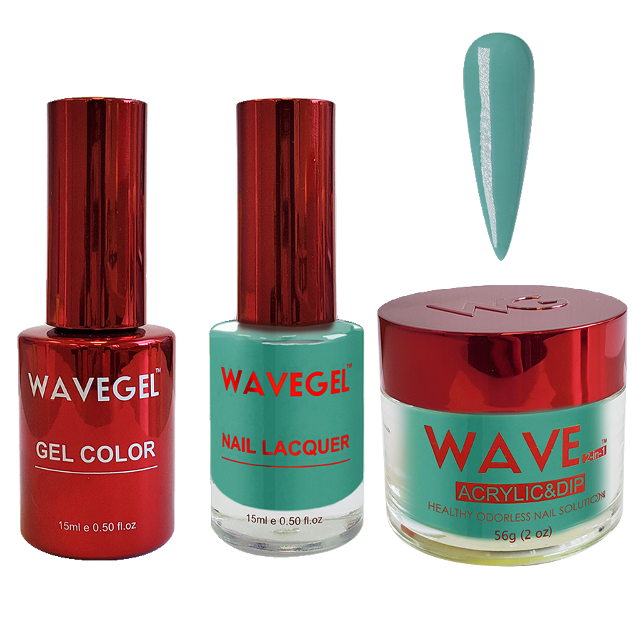 Wave Gel 4in1 Dipping Powder + Gel Polish + Nail Lacquer, QUEEN Collection, 107, Tearoom