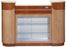 SPA Reception Desk, Maple/Oak, C-108MO (NOT Included Shipping Charge)