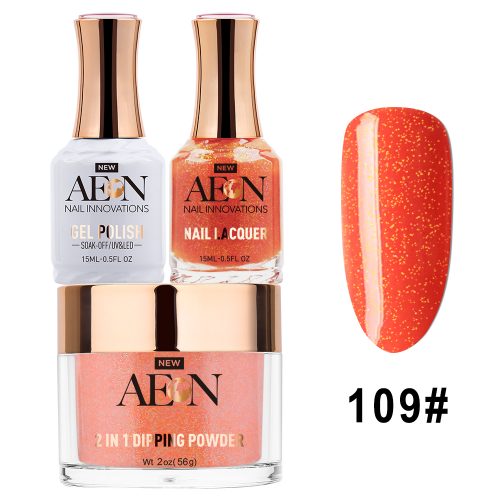 AEON 3in1 Dipping Powder + Gel Polish + Nail Lacquer, 109, Spice Sea OK0327LK