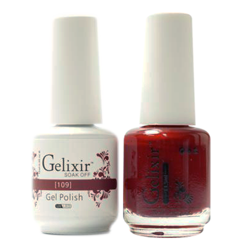 Gelixir Nail Lacquer And Gel Polish, 109, 0.5oz KK1010