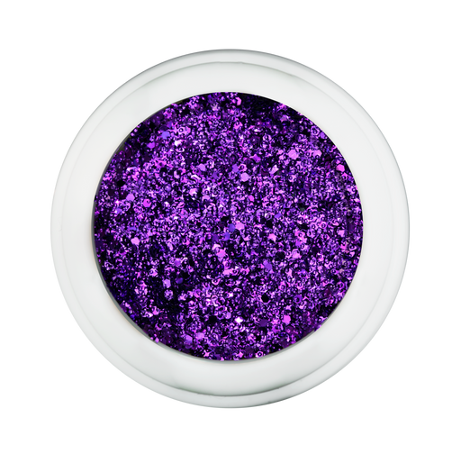 Cre8tion Nail Art Designed Confetti Glitter, 010, Round 1/24'', Purple, 0.5oz, 1101-0451 BB