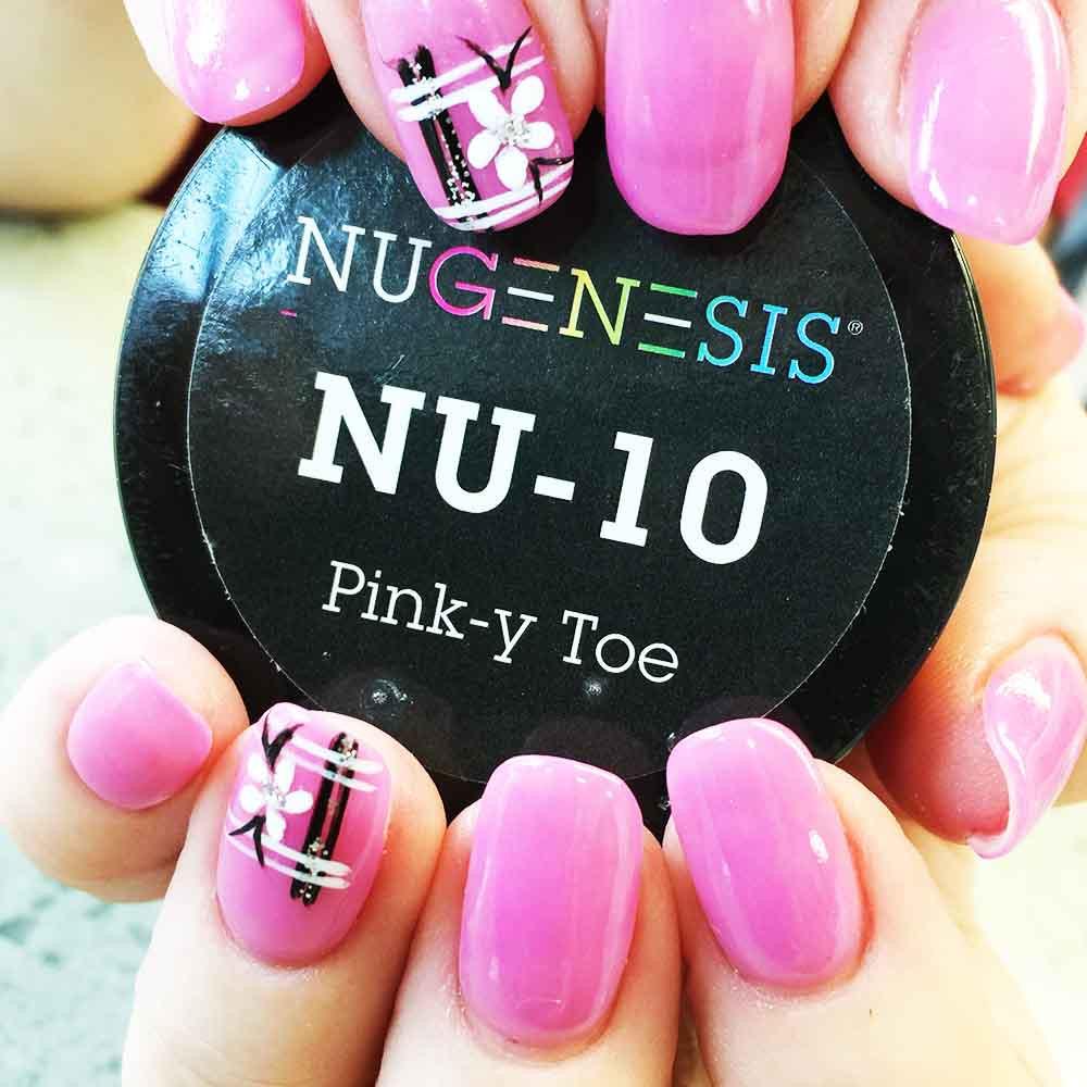 Nugenesis Dipping Powder, NU 010, Pink-y Toe, 2oz MH1005