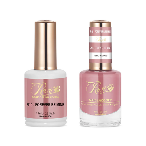 Rose Gel Polish And Nail Lacquer, 010, Forever Be Mine, 0.5oz