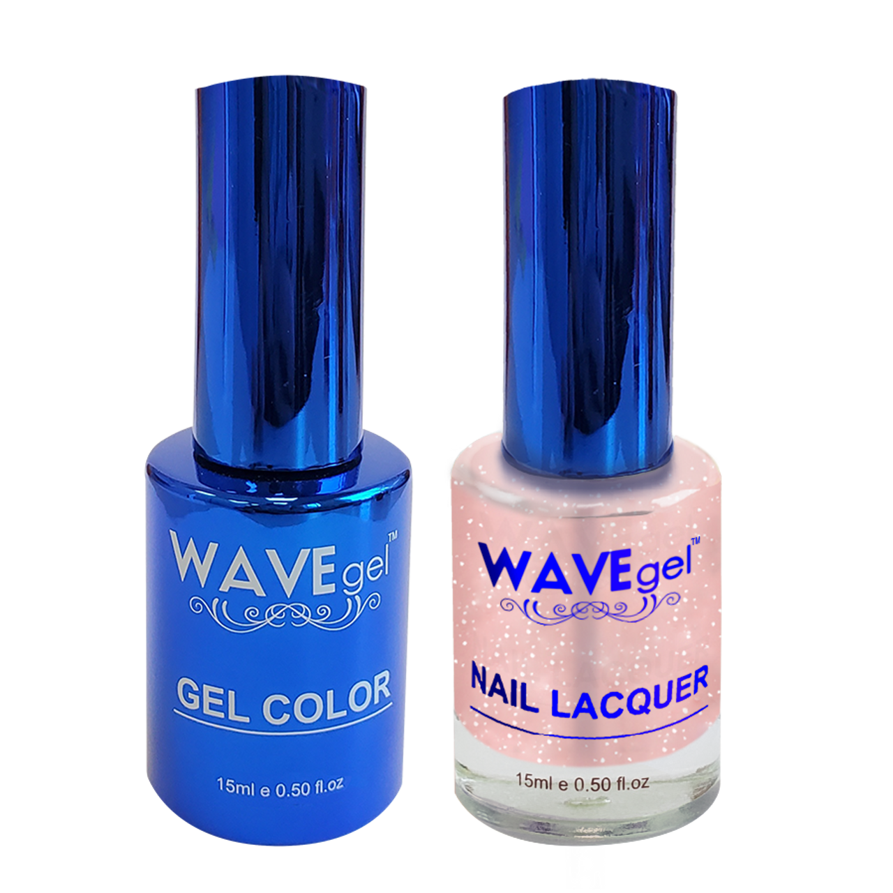 Wave Gel Nail Lacquer + Gel Polish, ROYAL Collection, 110, Blush Royale, 0.5oz