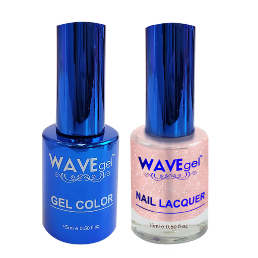Wave Gel Nail Lacquer + Gel Polish, ROYAL Collection, 110, Blush Royale, 0.5oz