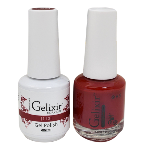 Gelixir Nail Lacquer And Gel Polish, 110, 0.5oz KK1010