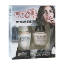 Gelish Gel Polish & Morgan Taylor Nail Lacquer, 1110284, Thrill Of The Chill Collection, My Main Freeze, 0.5oz KK