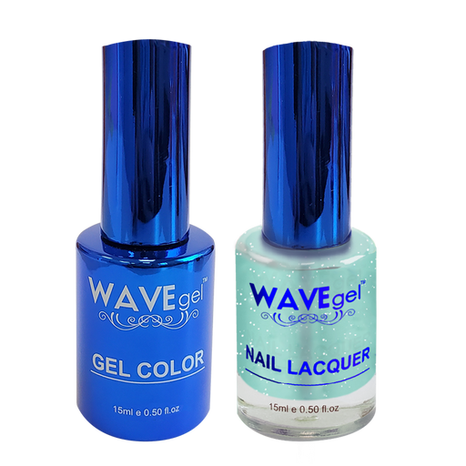Wave Gel Nail Lacquer + Gel Polish, ROYAL Collection, 111, Blue Jester, 0.5oz