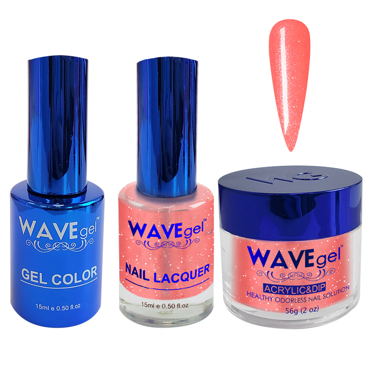 Wave Gel 4in1 Dipping Powder + Gel Polish + Nail Lacquer, ROYAL Collection, 112, Buy Me Everything!