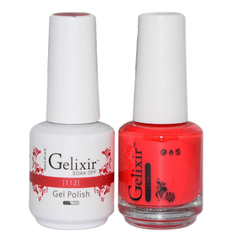Gelixir Nail Lacquer And Gel Polish, 112, 0.5oz