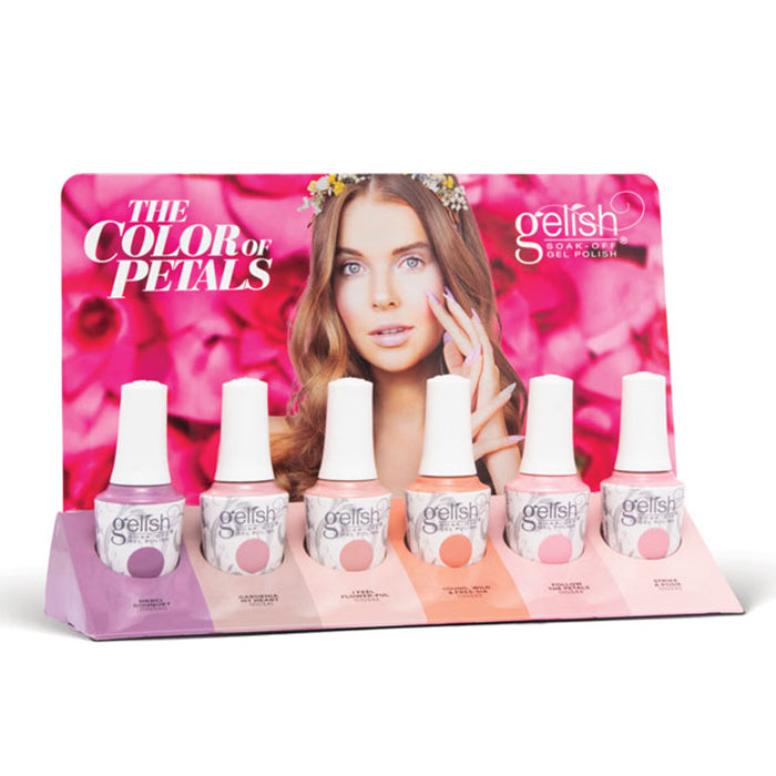 Gelish Gel Polish & Morgan Taylor Nail Lacquer 1, The Color Of Petals Collection, 0.5oz, Full line of 6 colors (From 1410340 to 1410345) OK0115LK