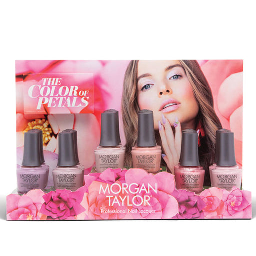 Gelish Gel Polish & Morgan Taylor Nail Lacquer 1, The Color Of Petals Collection, 0.5oz, Full line of 6 colors (From 1410340 to 1410345) OK0115LK
