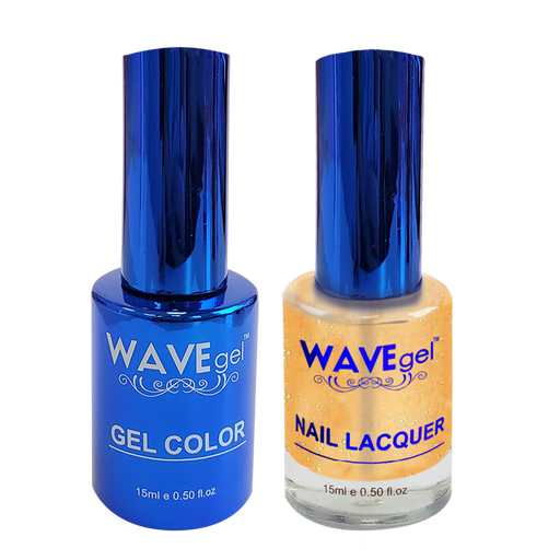 Wave Gel Nail Lacquer + Gel Polish, ROYAL Collection, 113, It's Reigning Gold!, 0.5oz