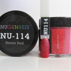 Nugenesis Dipping Powder, NU 114, Stellar Red, 2oz MH1005