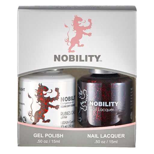 LeChat Nobility Gel & Polish Duo, NBCS114, Rubies Galore, 0.5oz KK0917