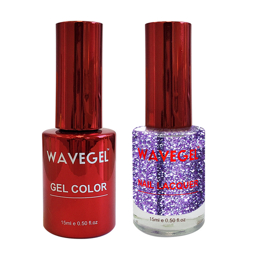 Wave Gel Nail Lacquer + Gel Polish, QUEEN Collection, 114, Royalty Rules, 0.5oz