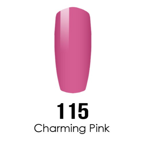 DC Nail Lacquer And Gel Polish, DC 115, Charming Pink, 0.6oz MY0926